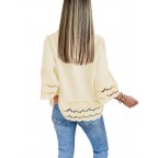 Ladies Bell Sleeve Button-Down Shirt